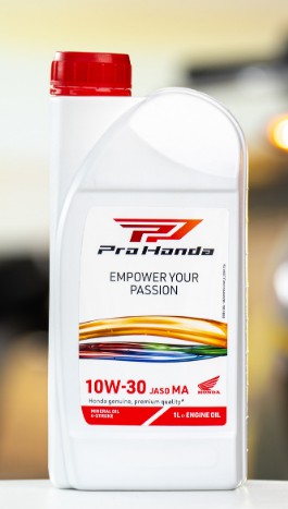 Pro Honda 10W-30 Motoröl, weißer Kanister mit rotem Deckel | Motoschuh.de